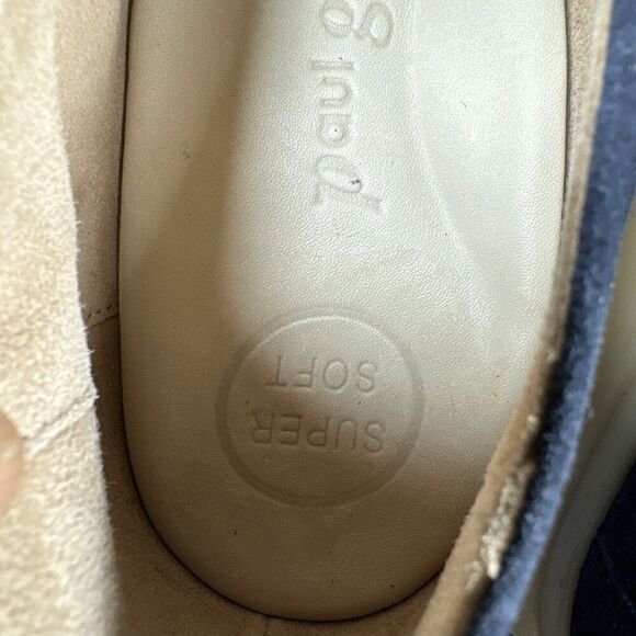 Paul Green Selby Womens Sz US 7 UK 4.5 Shoes Loafers Space Suede Navy Blue - Picture 6 of 10